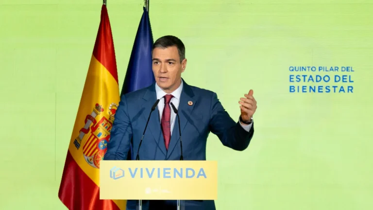 Pedro Sanchez speaks