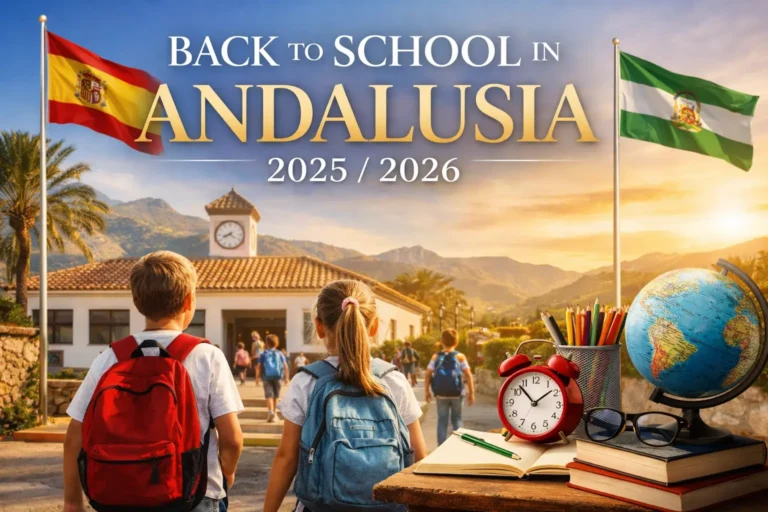 back to school in Andalusia 2025/2026