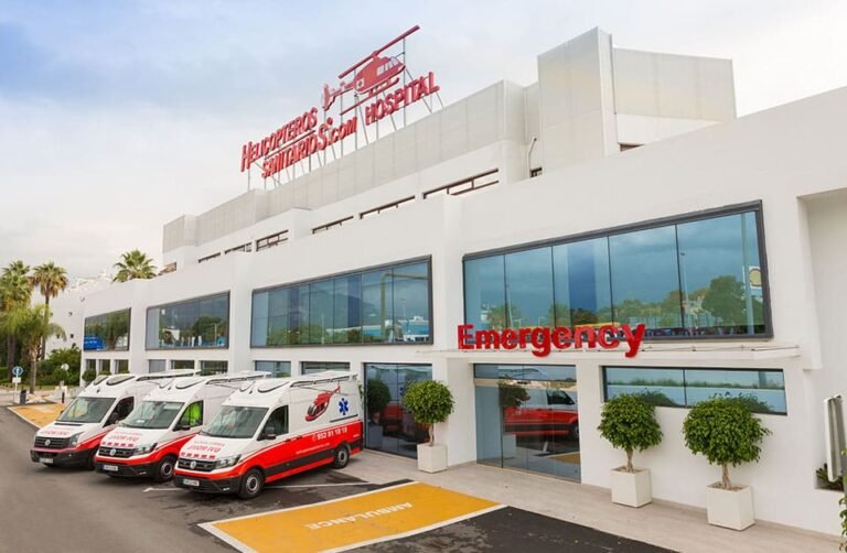 healthcare in spain for expats - helicopters sanitias
