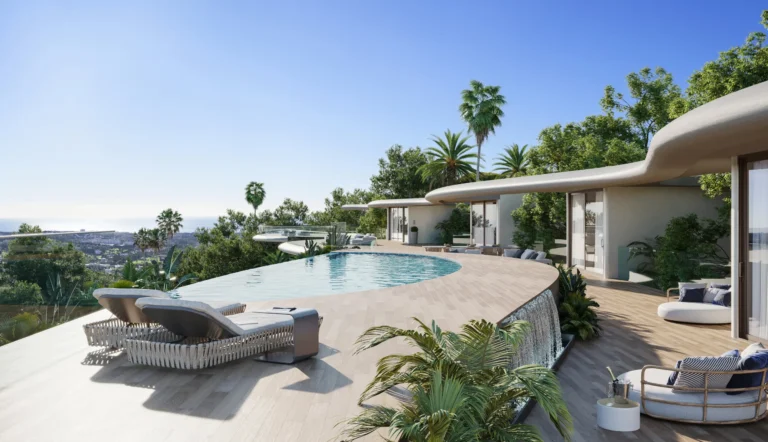 The Sky Marbella — ultra-prime homes on the lower hillside, accessed via Alborada.
