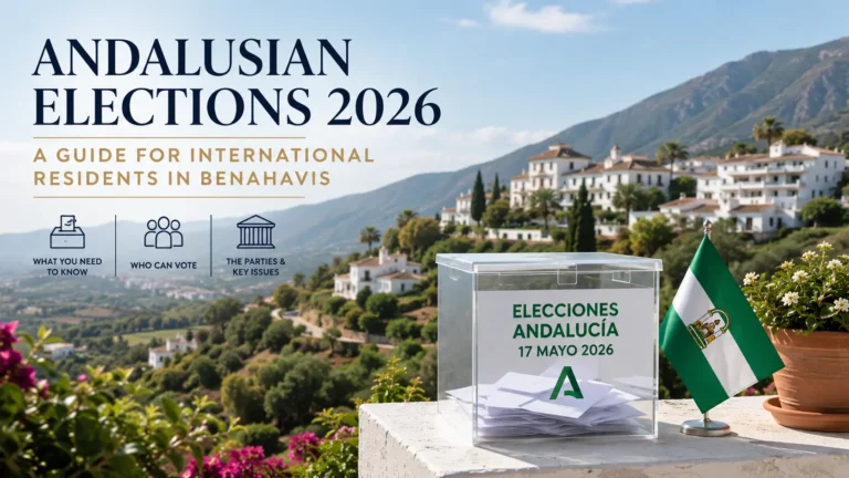 2026 Andalusian elections guide for international residents in Benahavis plus the 2026 Andalusian election results